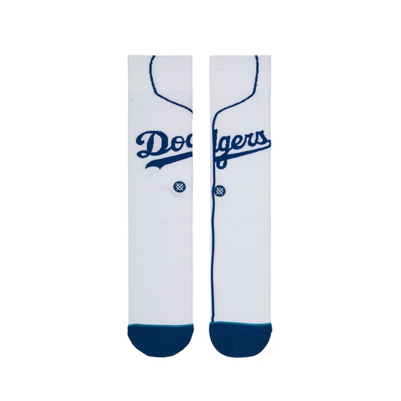 Stance Los Angeles Dodgers Home White Socks - Picture 2 of 3